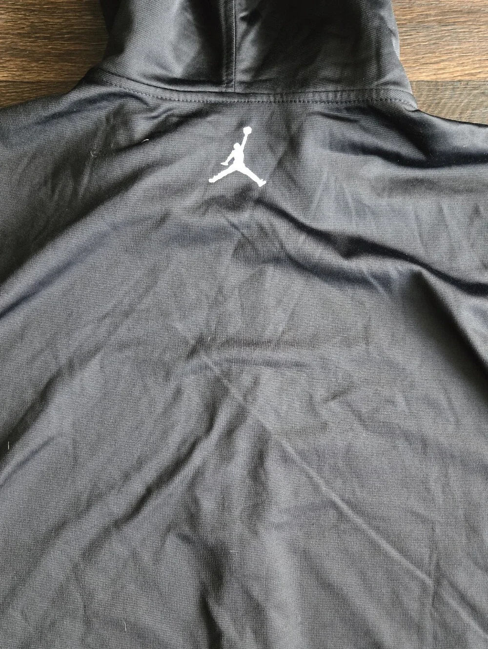 Nike MICHAEL JORDAN No. 23 CHICAGO BULLS Zippered XL Warm-Up Jacket BLACK